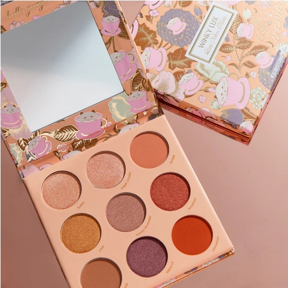 NIB Winky Lux Latte Kitten Eyeshadow Palette - Picture 1 of 6